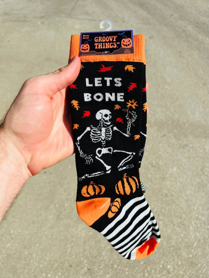 Let's Bone Men's Crew Socks