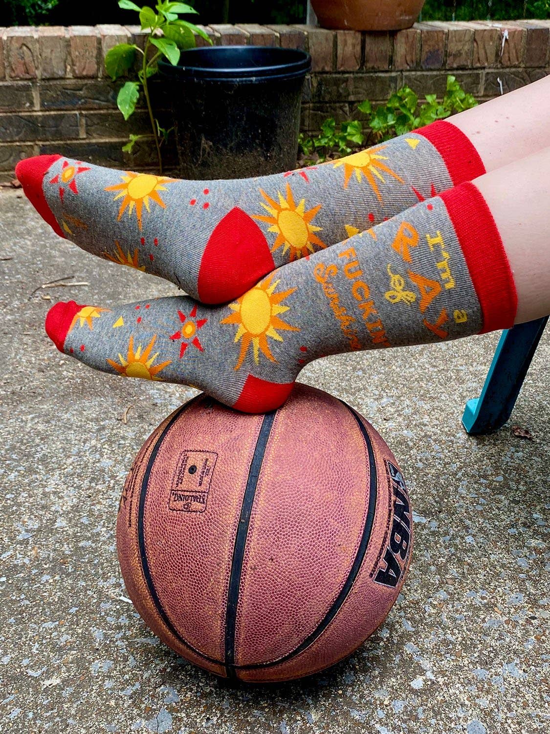 I'm a Ray of Fuckin' Sunshine Women's Crew Socks