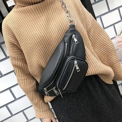 Fashion-Forward Convenience With The Chained Chest Bag