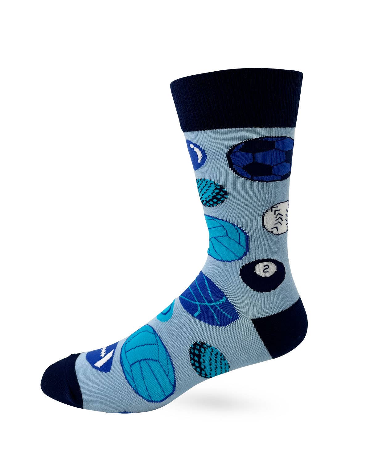 Blue Balls Men's Novelty Crew Socks