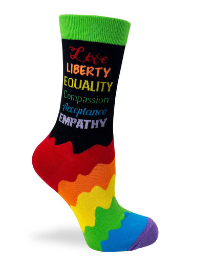 Love Liberty Equality Compassion Acceptance Empathy Women's