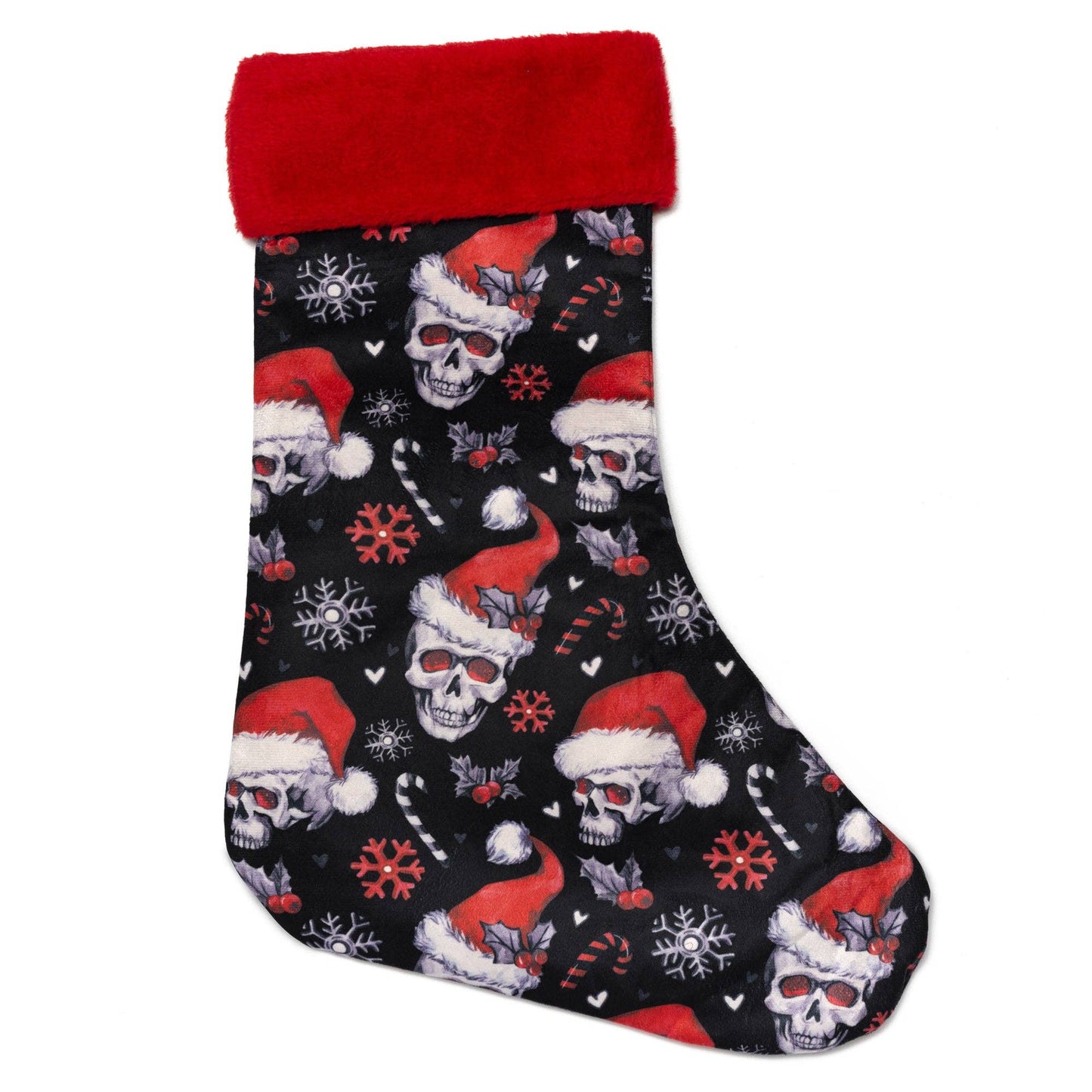 Skullistic Santa Skulls Christmas Stocking