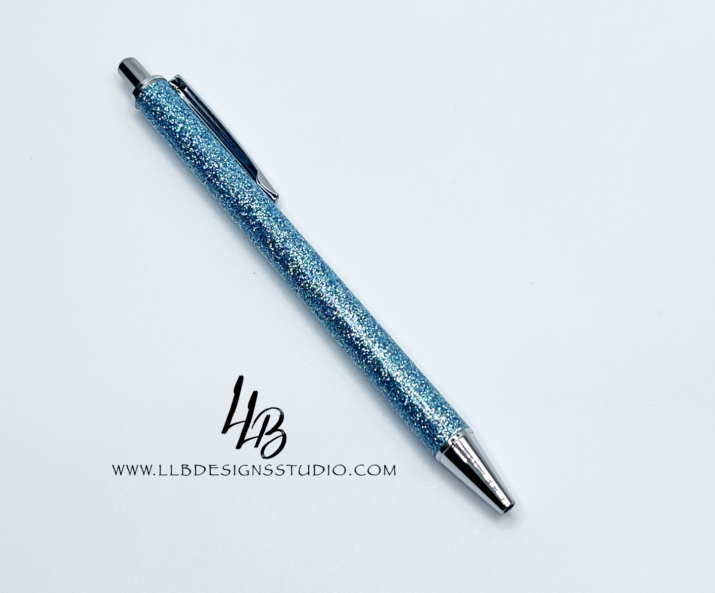 Light Blue Glitter-Pen