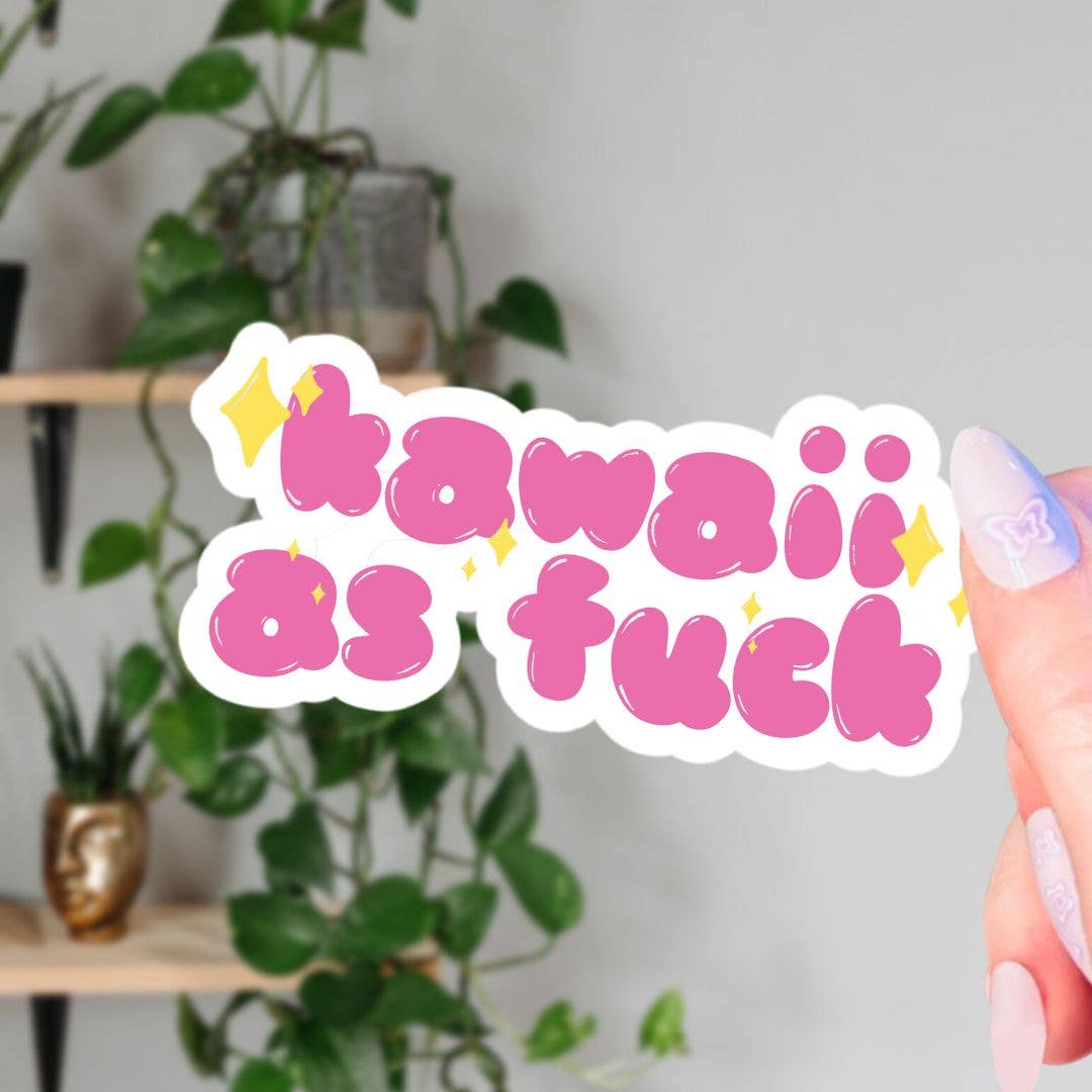 Kawaii as Fuck Anime Sticker