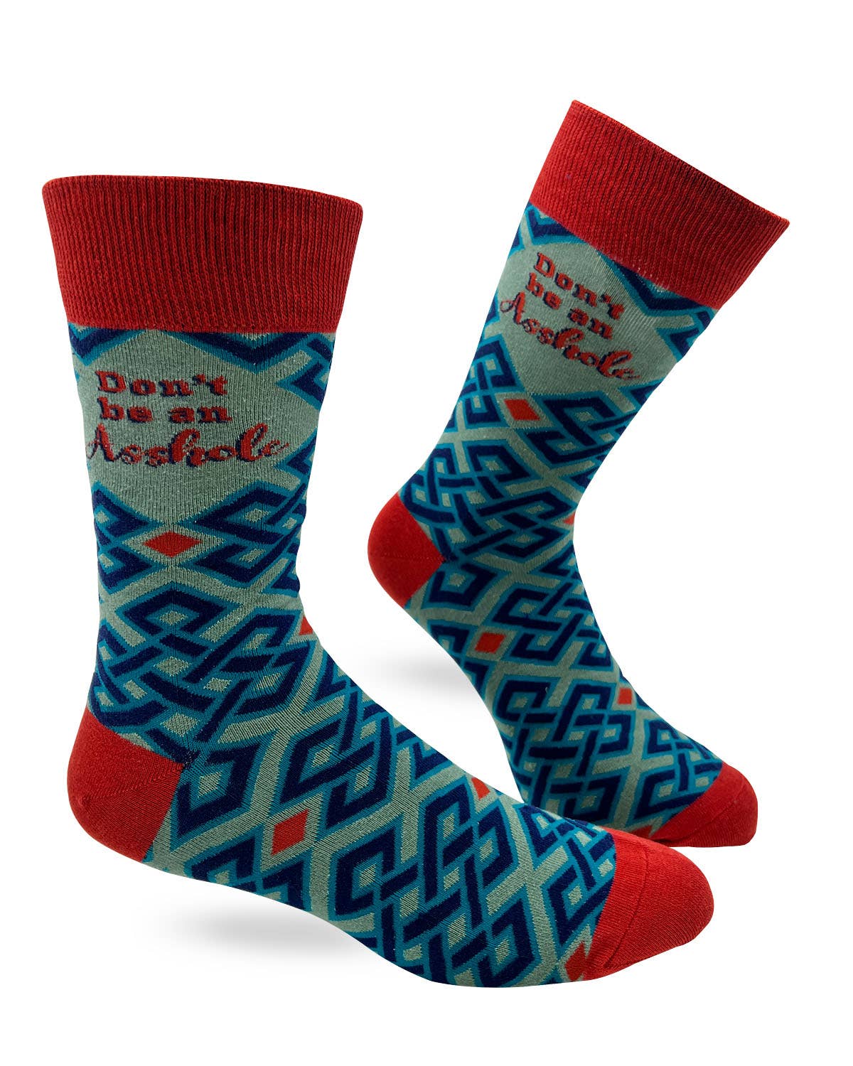 Don't Be An Asshole Men's Novelty Crew Socks